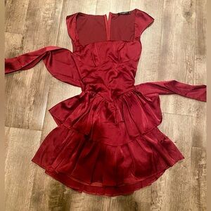 Lucy in The Sky Red Mini Dress